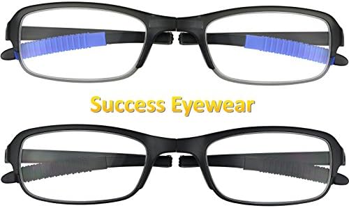 Читање очила 2 пар модни читатели на преклопување со случаи Унисекс очила за читање за мажи и жени