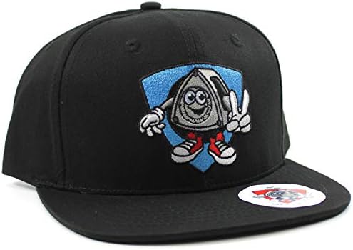 Бејзбол капа на Феликс Роторхед - црна капа на рамна црвена боја