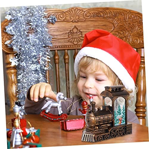 Холибана 3 парчиња Божиќ ветре светло старец подарок јуле подароци Дедо ноќ, ноќен светло, Божиќ воз играчка на отворено висечки светла Божиќна