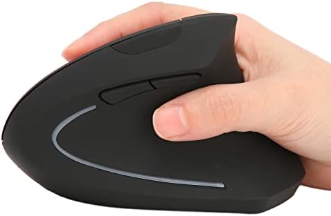 Sanpyllessономски Безжичен Глушец, 6 Копчиња 2.4 G Прилагодливи DPI Вертикален Дизајн Глувци, Приклучок и Игра За Лаптоп Десктоп, За Windows Системи