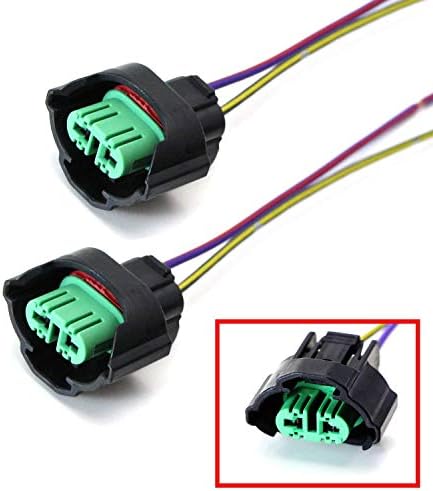 Ijdmtoy OEM H11 H8 Femaleенски адаптери за приклучоци за жици w/ 4-инчни жица пигтили компатибилни со фаровите или светлата