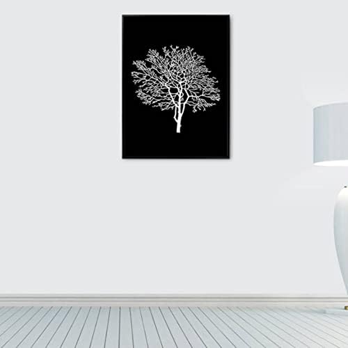 Homoyoyo растенија декор минималистички домашен декор 3 парчиња сликарство и за црно живеење Едноставно xcmblack висат слики со простории без