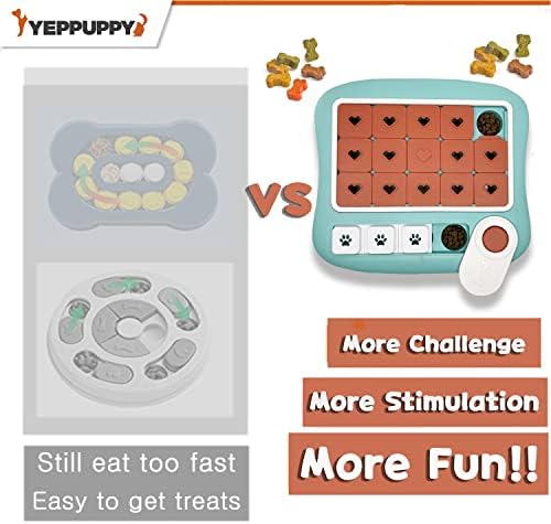 Eppuppy Ниво 4 Паметна Интерактивна Игра Со Играчки Загатки За Кучиња - Здодевност Бастер Со Бавен Фидер, Обука ЗА ИНТЕЛИГЕНЦИЈА, Збогатување