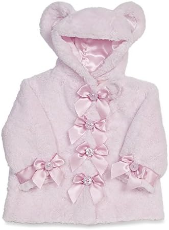 Белингтон бебе розово палто со мечка Хјуги