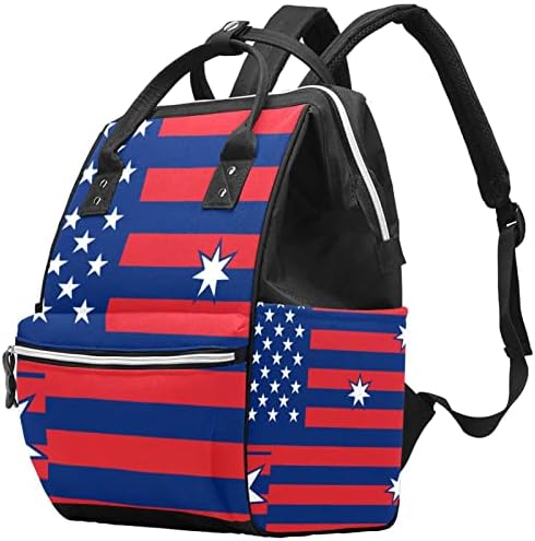 4 јули Денот На Независноста Американско Знаме Ѕвезди Торба За Пелени Ранец Со Менување Торби За Девојчиња Момчиња девојчиња Мама Торба