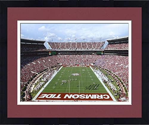 Рамка на Ник Сабан Алабама Кримсон плима автограмираше 16 „x 20“ Фотографија на стадионот на Брајант Дени - Фотографии со автограми на колеџ