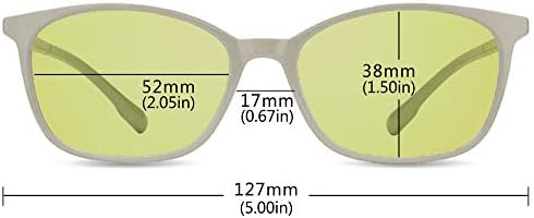 Визионглобални Очила За Блокирање На Сина Светлина За Компјутер, килибарна леќа против зрачење за Дигитална Превенција од Напрегање На Очите.