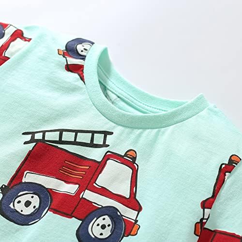 Маица со маица на бебето ДДСОЛ, летни врвови на кратки ракави, графички маици, пакет од 3