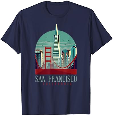 Сан Франциско Калифорнија Голден Гејт Мост Сувенир Подарок Маица