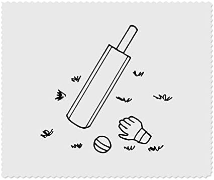 Азиеда 2 x 'крикет лилјак и топка' микрофибер леќи/чаши за чистење крпи за чистење