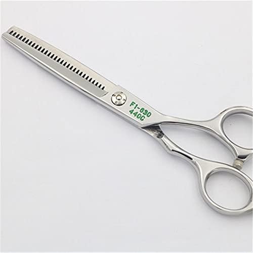 Xjpb ножици за сечење на косата за ножици за ножици за фризури поставени јапонски нерѓосувачки челик 6,0 инчи за мажи жени дома салон бербер сребро