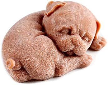 Никол силиконски сапун мувла DIY кучиња облик на чоколадо бонбони занаетчиски алатка за украсување