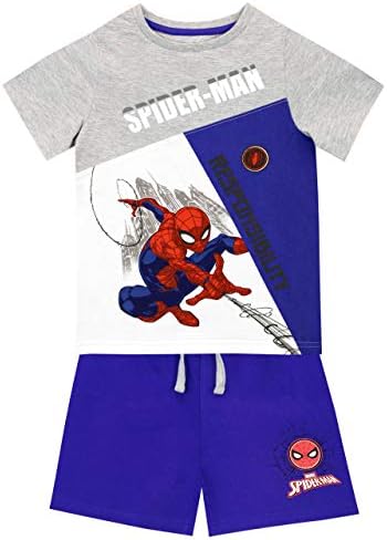 Marvel Boys Spiderman маица и шорцеви
