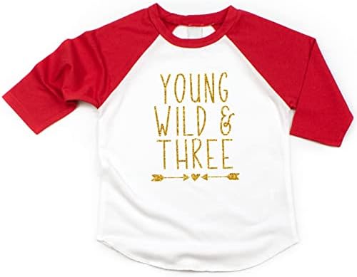 Bump and Beyond Designs 3 -годишна роденденска кошула девојка Третиот роденден облека