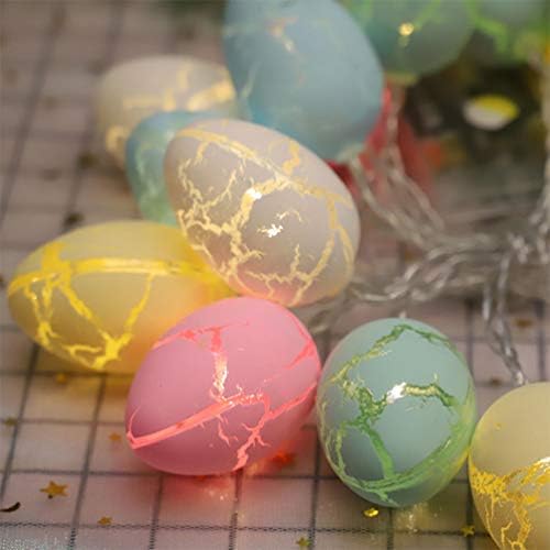 Абоофан Велигденски јајца светла ламба мини јајце украс висечки приврзок за Велигденски фестивалски забави за фаќање торби за полнење домашни украси