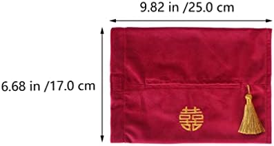 Монета Кеси Црвена Свадба Ткиво Кутија Носителот: Традиционалните Кинески Салфетка Хартија Случај Декоративни Лицето Ткиво Диспензерот Крпа Крпа
