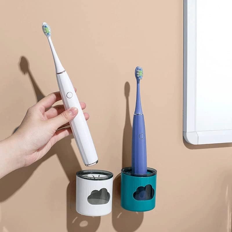 BKDFD Универзален електричен држач за четкичка за заби само-лепете за складирање на паста за заби