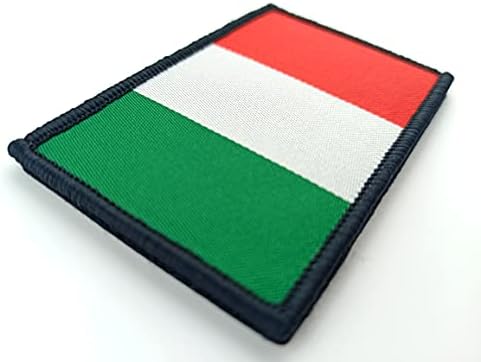 JBCD 2 пакувања Италија знаме за италијански знамиња тактички лепенки на гордоста на знамето за облека за лепенка за капаци воена лепенка