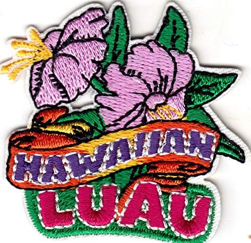 Хавајски луу железо на тропска забава на лепенка Хаваи