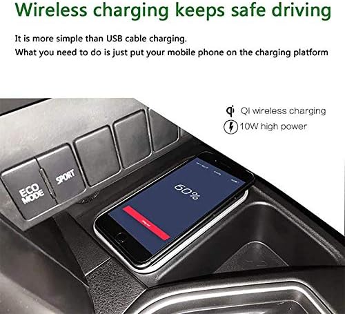 Безжичен полнач за телефонски автомобил Asvegen за Mercedes-Benz GLE GLE 2014-2018, Центар конзола за полнење на iPhone Android паметни
