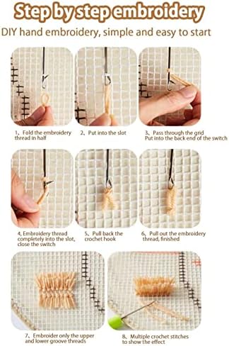 Комплети за куки за заклучување таписерија комплети DIY капчиња за тепих килим капчиња таписерија софа декор игла занаетчиски занаети
