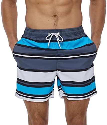 Стики за пливање мажи случајни основни машка облека за капење, смешно печатење Брзо суво ладно плажа празник, пливање стебла