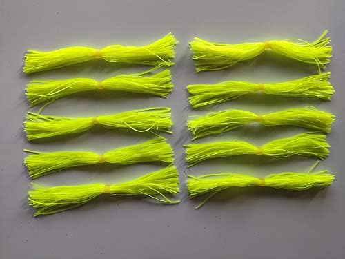 10 снопови 50 жици за риболов силиконски здолништа SpinnerBaits Buzzbaits лигњи гумена линија свирка глава мами замена за летање
