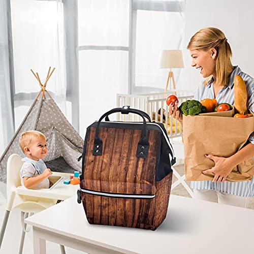 Дрвени Панели Торби За Торби За Пелени Мумија Ранец Со Голем Капацитет Торба За Пелени За Нега На Бебиња