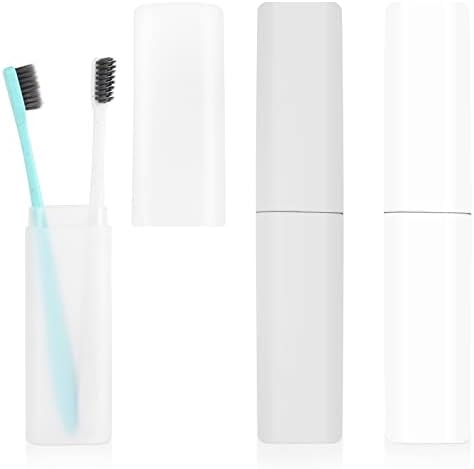 3 пакувања за четкичка за заби за заби, преносен носач за четки за заби, куќиште за пластична четка за заби, куќиште за заби