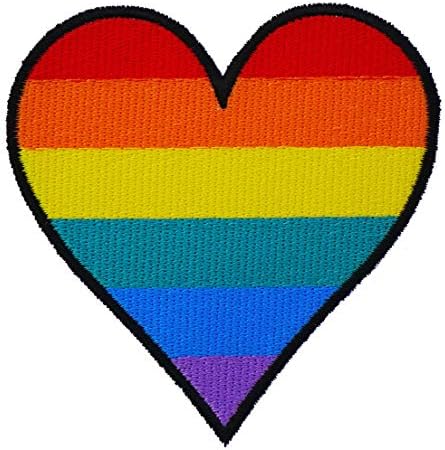 Графички прашина ЛГБТ виножито срце везено железо на лепенка лого геј лепенка лезбејска лепенка геј гордост лепенка црвена срце loveубов DIY
