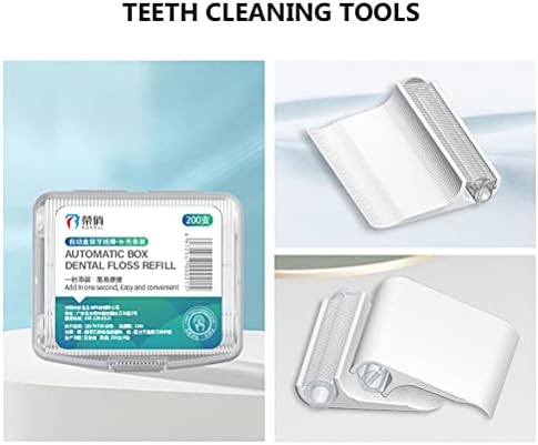 Doitool 1 Box 200PCS за еднократна употреба на конец за еднократно преносни заби за орално чистење