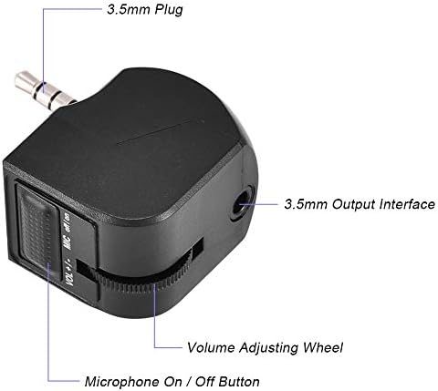 Адаптер за аудио адаптер Дауерхафт, 3,5 мм приклучок Едноставен и елегантен адаптер за слушалки за додатоци за игри PS4 VR за внатрешни