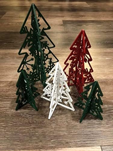 3Д новогодишни елки со снегулка Симпатична, Божиќен декор, декор за празници, дрвен украс за дома, полица за полица,