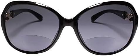 Преголеми Претерани Стилски Софистицирани Црни Жени 1.50 Читање Очила За Сонце