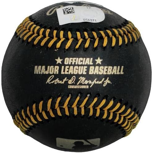 Адли Рутшман го автограмираше официјалниот црн МЛБ бејзбол Балтимор Ориолес фанатици холо акции 212263 - автограмирани бејзбол