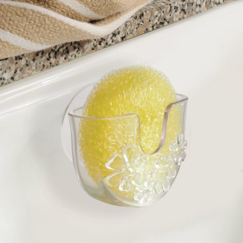 Interdesign blumz кујнски мијалник за вшмукување за чистачи, сапун - јасен