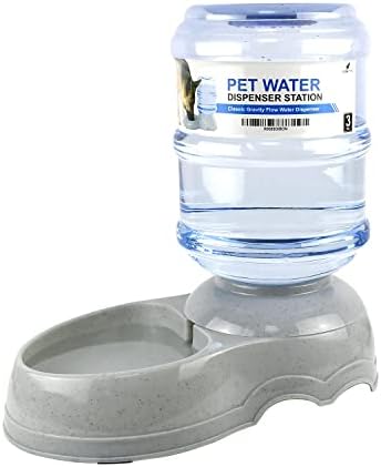 Noa Store Автоматски Диспензер за Вода за Миленичиња | Диспензерот За Вода За Мачки Од 1 И 3 Литри И Диспензерот За Храна За Мачки, H20, Bpa-Free,