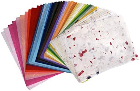 75 листови 8,5x11 инчи од лим за хартија од црница занаетчиски рачно изработено уметничко ткиво Јапонија оригами мијалници на големо на големо
