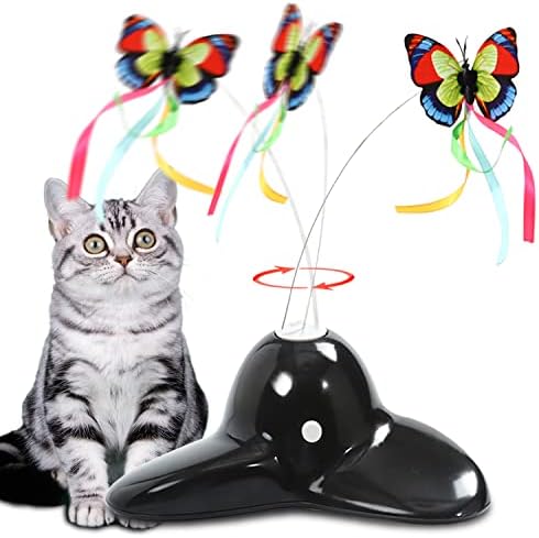 Играчки За Мачки гефрико, Интерактивна Играчка За Мачки Автоматско Движење На Пеперутка Електрична Пеперутка Од 360 Степени Што
