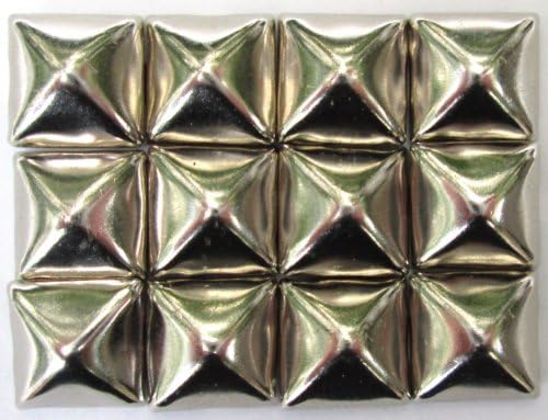 Nailheads Spots Studs 2 Prong 1/2 квадрат; светла никел завршена 100 парчиња