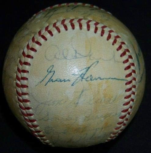 Jackеки Робинсон 1954 година Национална лига НЛ сите starsвезди потпишаа авто бејзбол ЈСА Лоа! - Автограмирани бејзбол