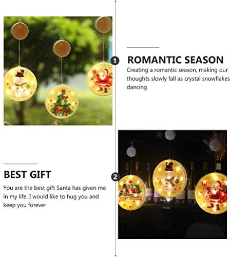 Аранжман за декоративни лесни простории за лесна просторија Божиќ што виси светло ламба без батерии Божиќни украси