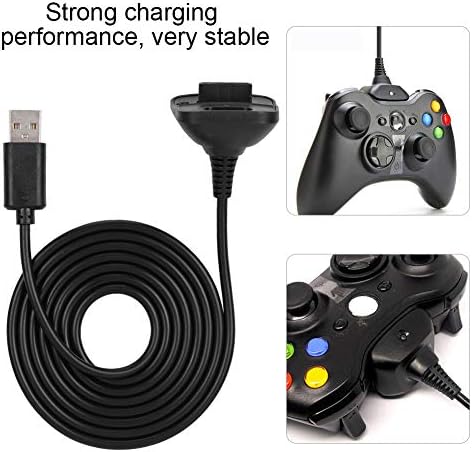 Силен кабел за полнење за GamePad, кабел за полнач за полначи со квалитет од 1,5 метри со ABS
