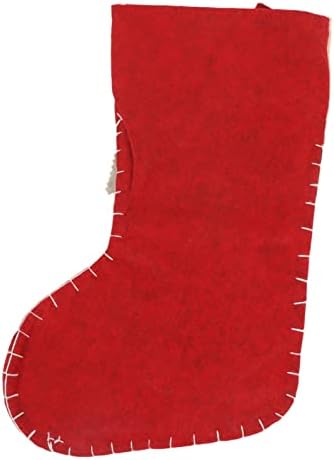 Фекамос Санта чорапи, неткаен лесен голем простор Божиќ што виси порибување со силен висички прстен за забава