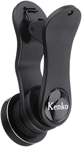 Kenko Real Pro повеќе-обложено стакло реално Pro 0,4x супер широк агол клип леќи за мобилни уреди, црна
