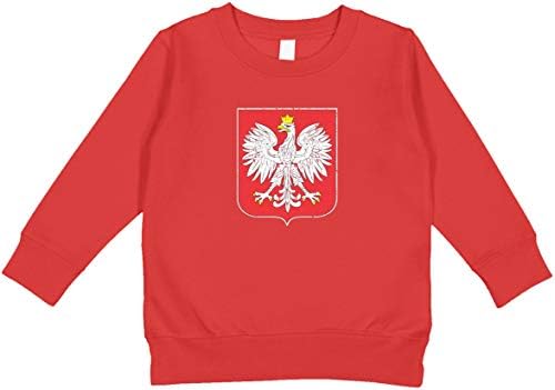 Амдеско Полска палто од полски полски полски Полска бел орел дете маичка