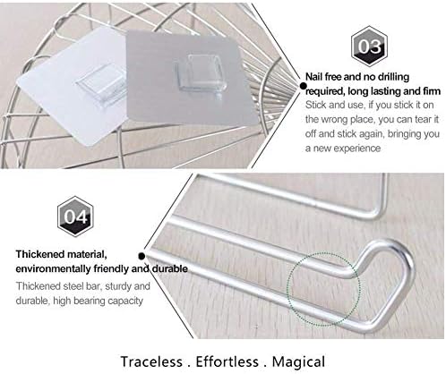 Држач за крпи за хартија XBWei, изработен во не'рѓосувачки челик со полиран сребрена позлатена и дизајн на решетки за хартија за бања