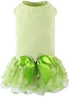 Куче чипка, фустан од фустан од принцеза Туту, здолниште за мали и средни девојки, миленичиња роденденска невеста забава облека （розова,