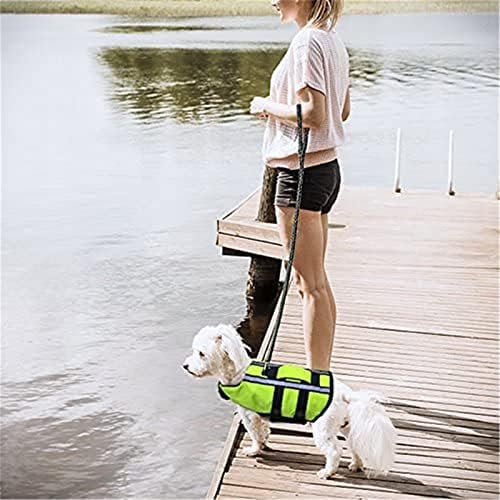 Кучиња Lifeивотна јакна за елек зачувач за безбедност за зачувување на костими за капење со рефлексивни ленти/прилагодливи кучиња