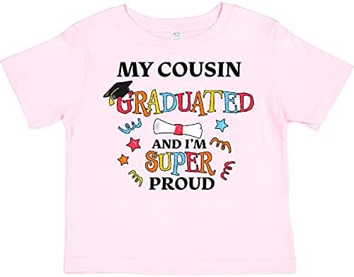 инктастично мојот братучед дипломирал и јас сум супер горд маица за мали деца